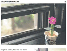 Tablet Screenshot of creativemindart.com